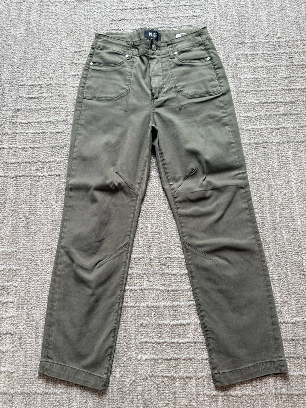 PAIGE women’s Olive Utility Pants